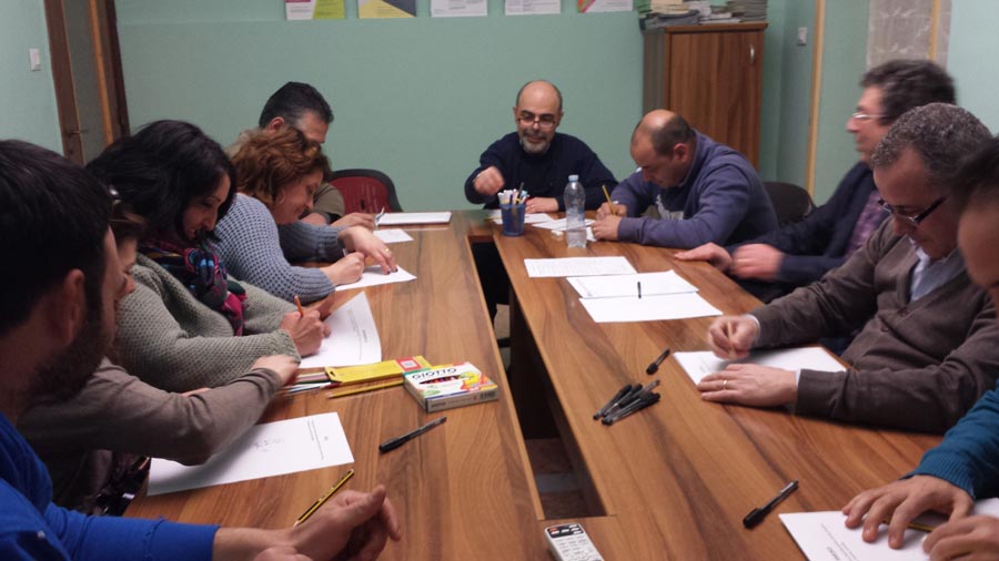 incontro con genitori in Fondazione